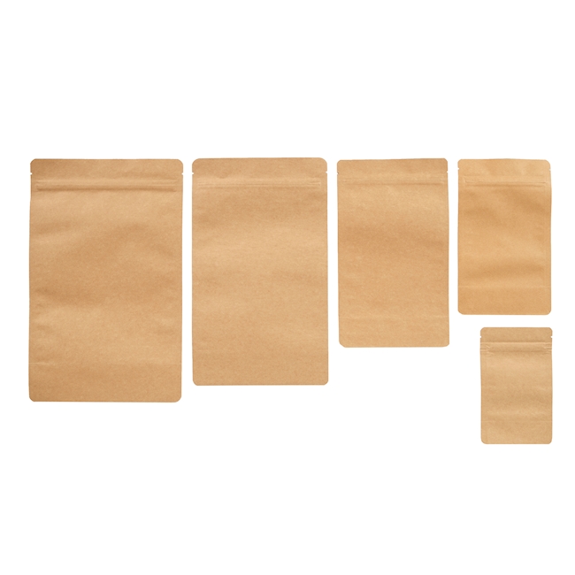 Stand-up pouches Kraft paper 85x140mm